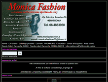 Tablet Screenshot of monicafashion.it